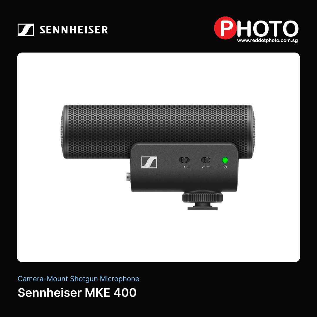 Sennheiser MKE 400 Camera-Mount Shotgun Microphone (2nd Generation