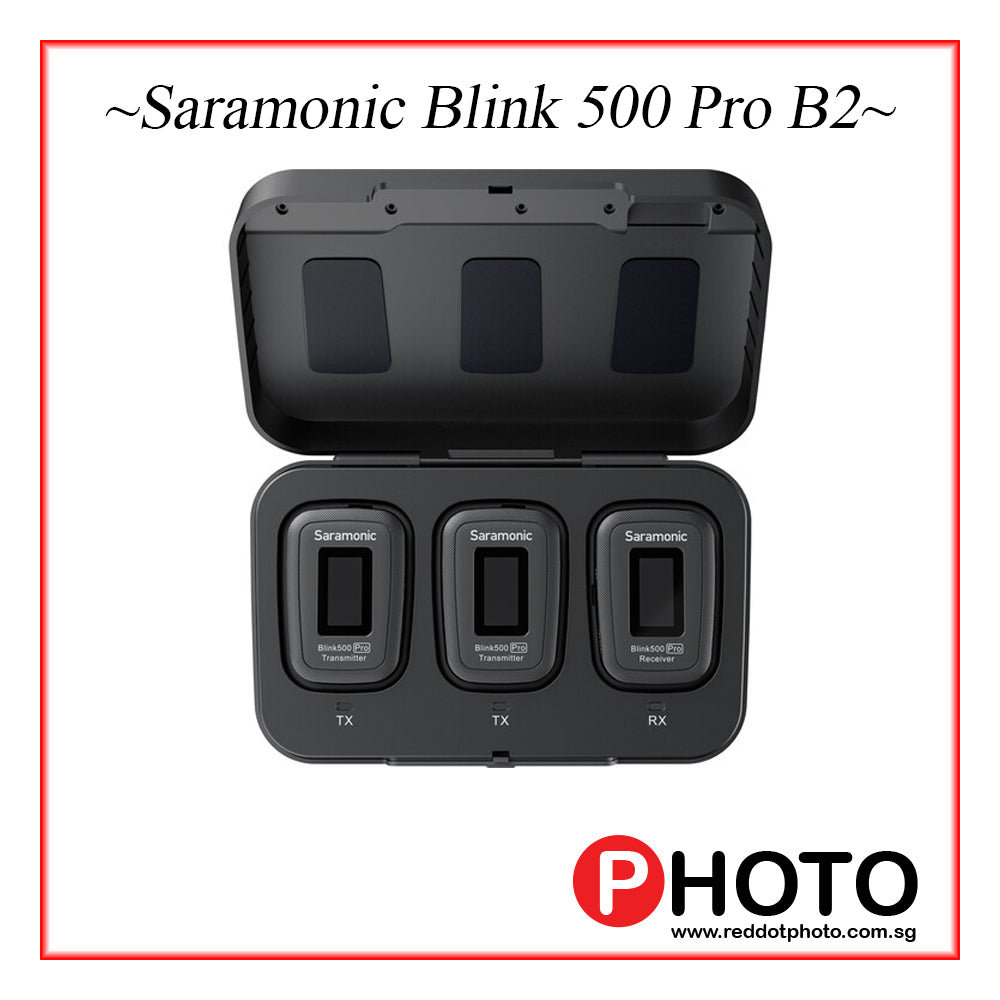 Saramonic Blink 500 PRO B2 Advanced 2.4Ghz Wireless Clip on