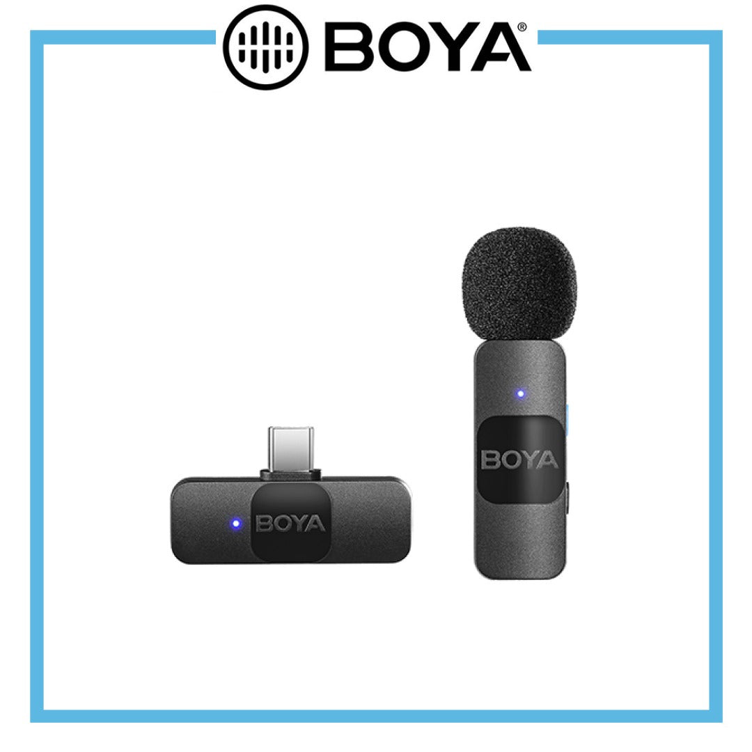 Boya BY V10 Ultracompact 2.4GHz Wireless Microphone System Red