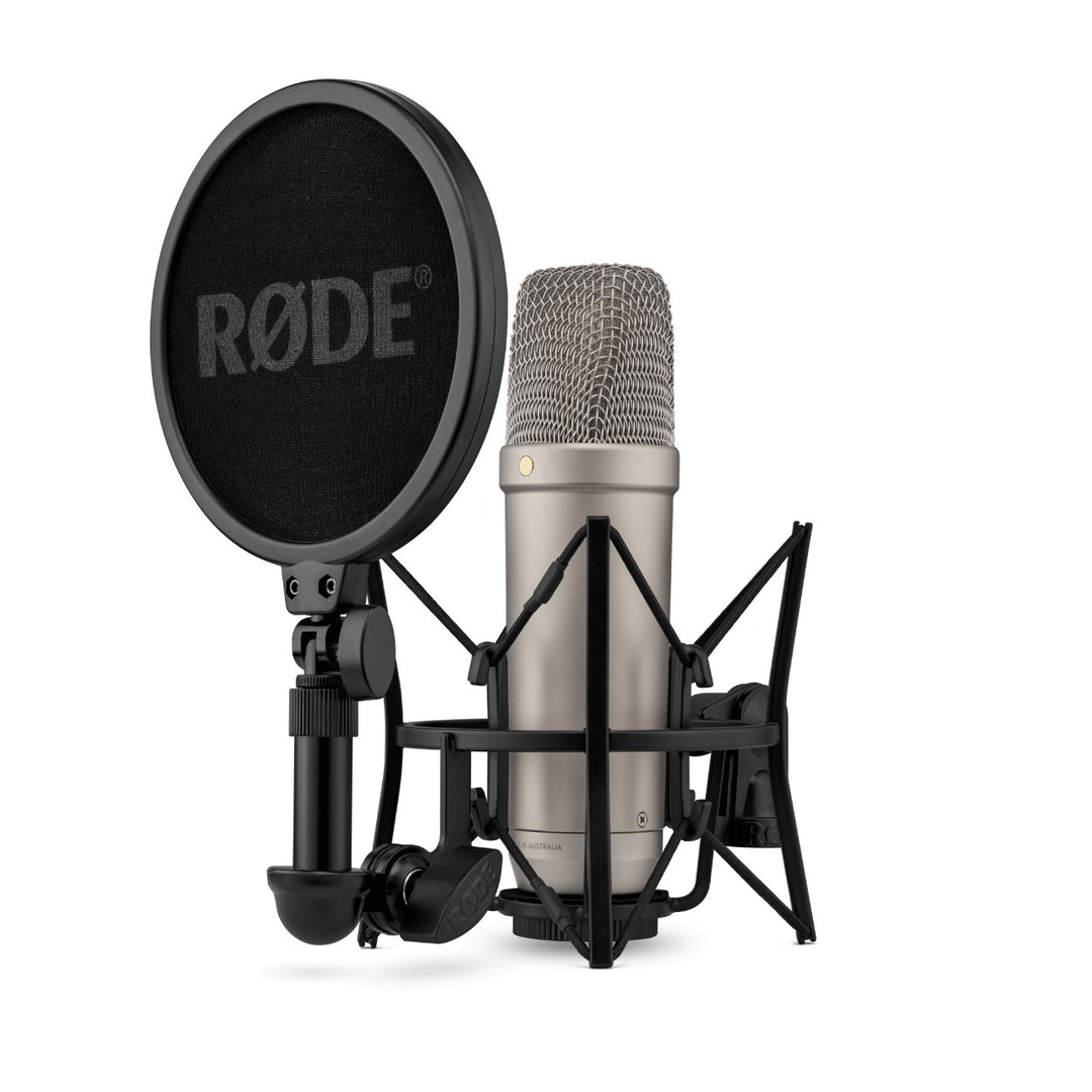 RODE NT1 5th Generation Cardioid Condenser XLR/USB Microphone 32-Bit Float for Podcast Stream