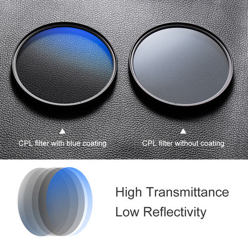 K&F Concept HD Circular Polarizing 43mm CPL Filter C Series