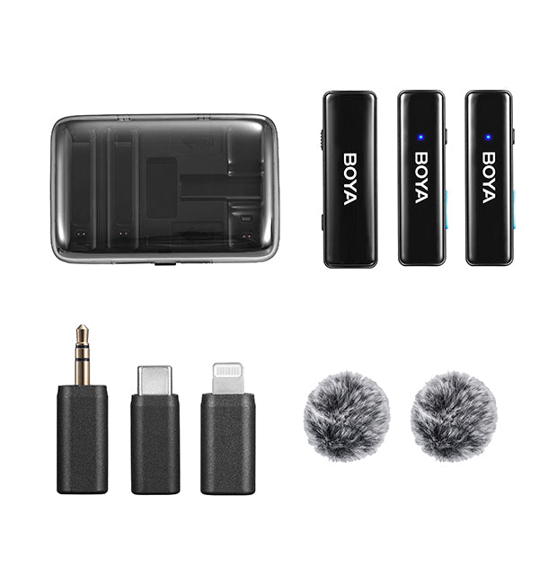 Boya Boyalink All-in-one Design Wireless Microphone System (Black)