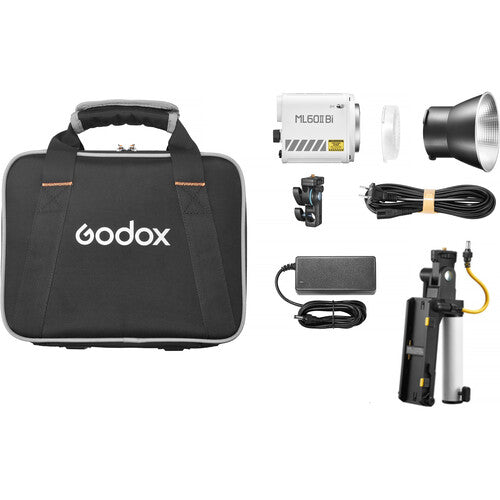 Godox ML60IIBi Bi-Color LED Monolight Kit (AK-B01 Battery Handgrip Kit)