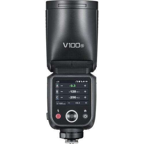 Godox V100 100W TTL Li-ion Round Head Camera Flash Wireless Transmission Speedlite Flash