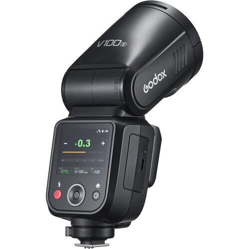 Godox V100 TTL Li-ion Round Head Camera Flash