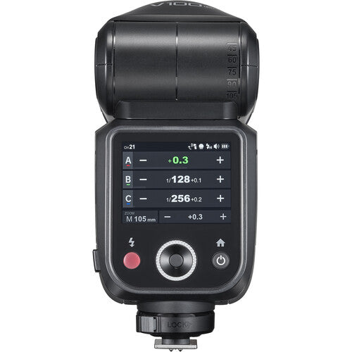 Godox V100 100W TTL Li-ion Round Head Camera Flash Wireless Transmission Speedlite Flash