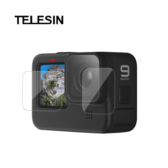 Telesin tempered glass screen protector for gopro hero 9/10/11/12