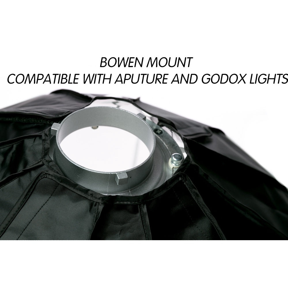 Lumia Lantern 85cm Softbox Collapsible Light Modifier with Bowen Mount Quick Install (Similar to Godox 85cm CS-85D)