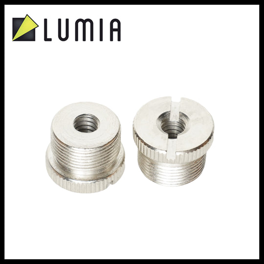 Lumia 5/8" male to 1/4" female thread adaptor (Iron-Nickel)