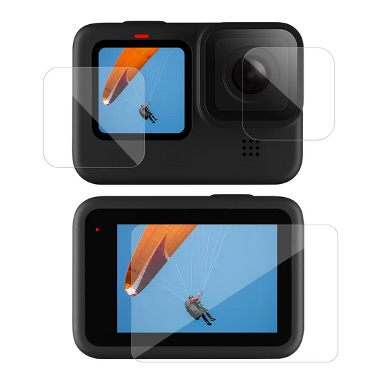 Telesin tempered glass screen protector for gopro hero 9/10/11/12