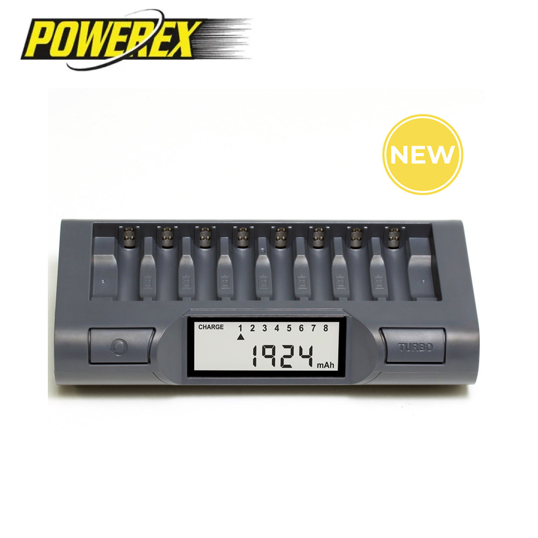 Powerex MH-C940 C940 8 Cell 8 Slot Turbo AA / AAA NiMH Battery Charger Analyzer