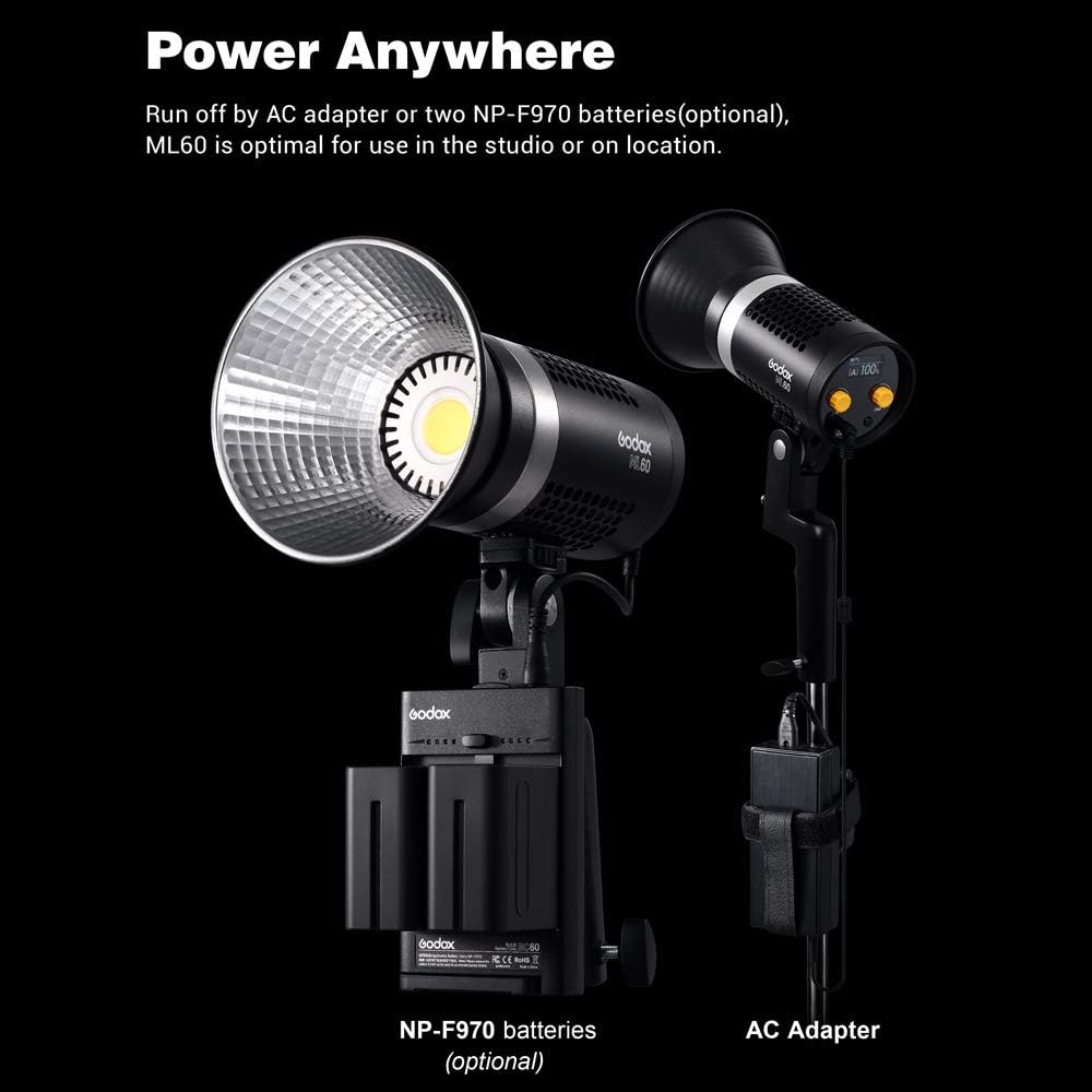 Godox ML60 ML 60 LED Video Light mobile location effect lighting