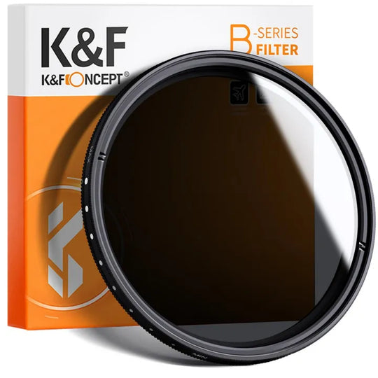 K&F Concept 49 / 52 / 58 / 62 / 67 / 72 / 77 / 82 Ultra Slim Multi Coated Variable Neutral Density Filter ND2 - ND400