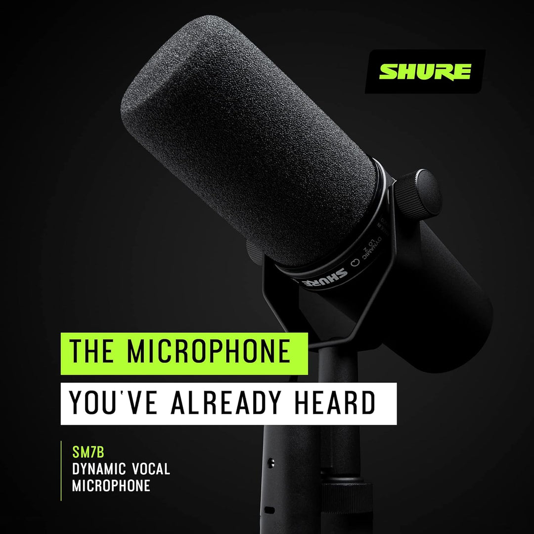 Shure SM7B - Cardioid Dynamic Vocal Microphone