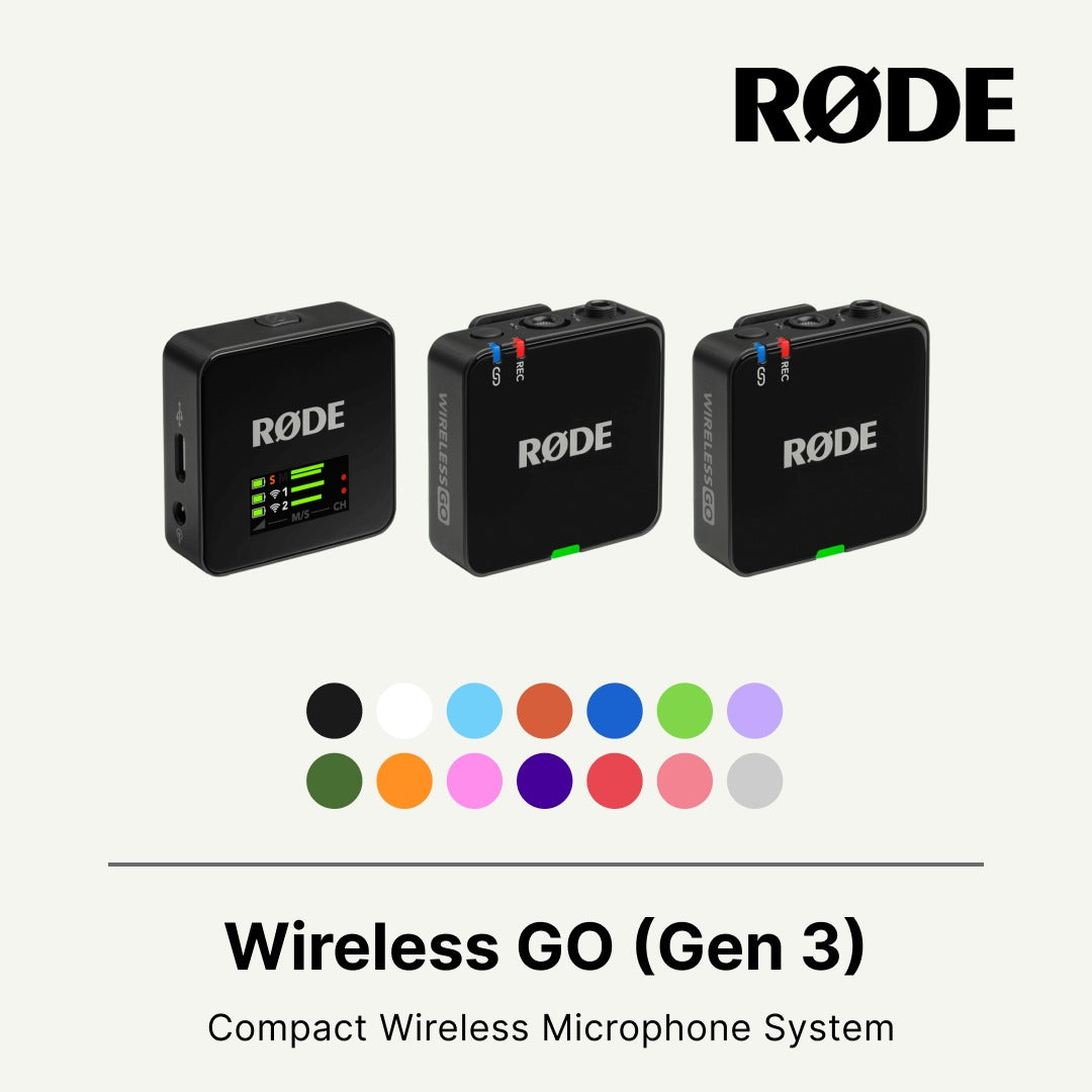 Rode Wireless GO (Gen 3) Compact Wireless Microphone System