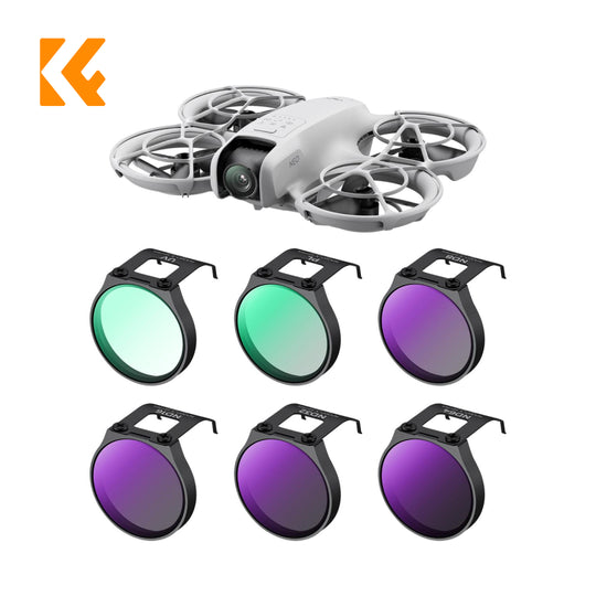 K&F Concept DJI NEO ND & CPL Filter Set 6-Pack UV+CPL+ND8+ND16+ND32+ND64