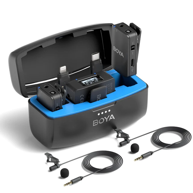 Boya BOYAMIC All-in-One Wireless Mic with On-Board REC Success