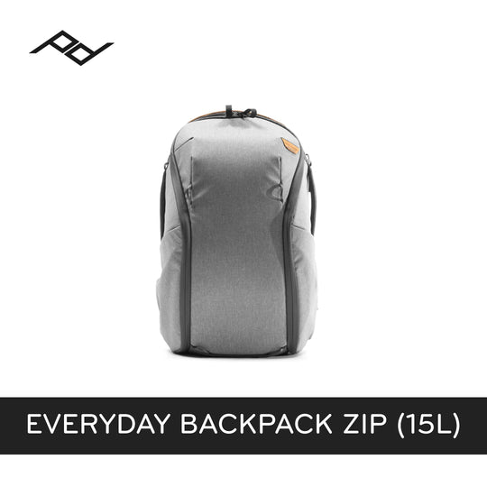 (Same Day Delivery)Peak Design Everyday Backpack Zip 15L (Black, Bone, Ash, Midnight)