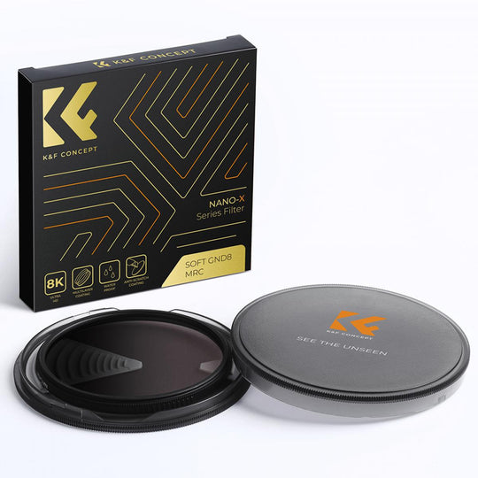 K&F Concept Soft GND8 Filter (3 Stops) Lens Filter Soft Graduated Neutral Density Filter Nano-X