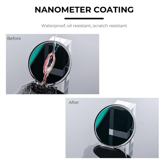 K&F Concept ND Filter ND64 (6-Stops) Filter Fixed Neutral Density Filter Nano-X Series