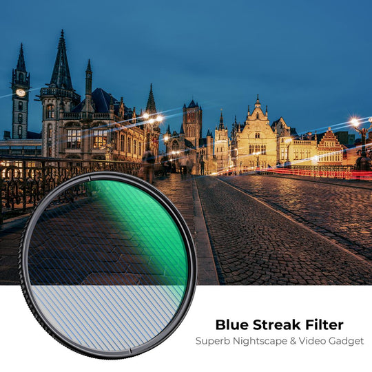 K&F Concept Nano-X Series  Blue Streak Filter (2mm) Optical Glass