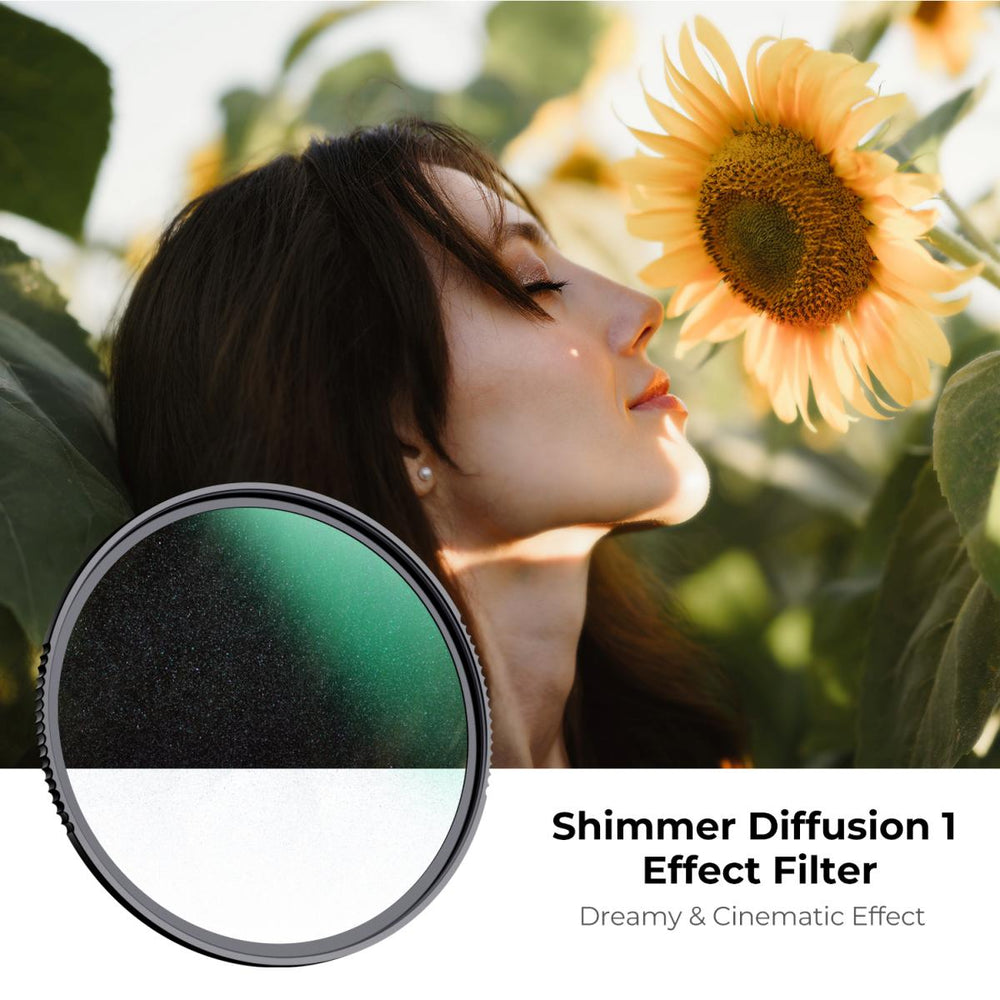 K&F Concept Nano-X Series Shimmer Diffusion 1 Filter Optical Glass Glimmer Effect Filter