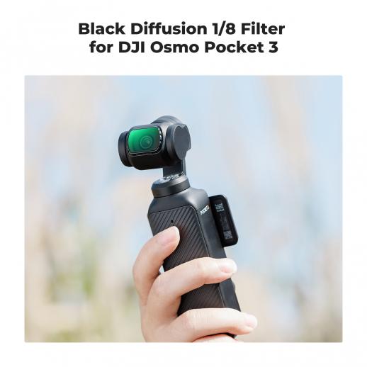 K&F Concept Nano-X Series 1/8 Black Diffusion Filter with Green Coating for DJI Osmo Pocket 3