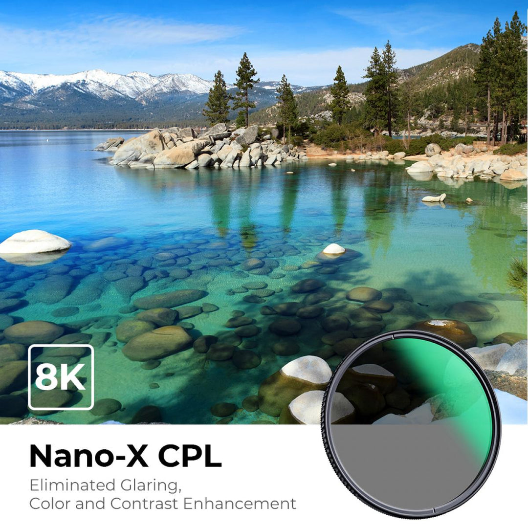 K&F Concept CPL Filter Nano-X Series German Optical Glass Green Coating Scratch Resistant