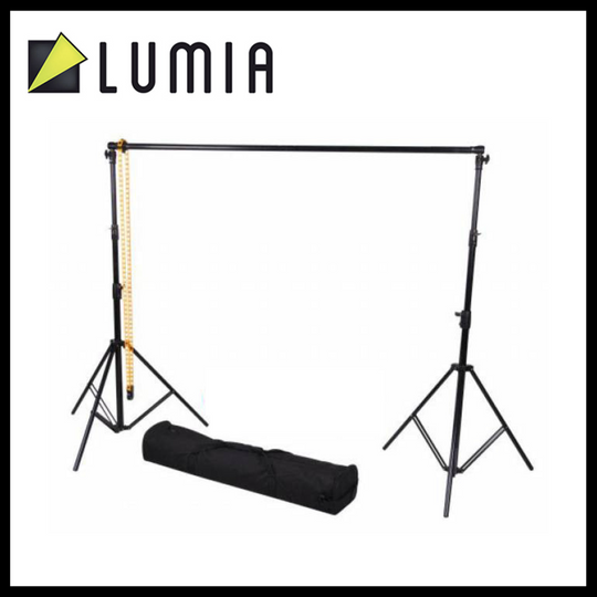 Lumia Heavy Duty Backdrop Support Kit with chains S12 for studio background papers