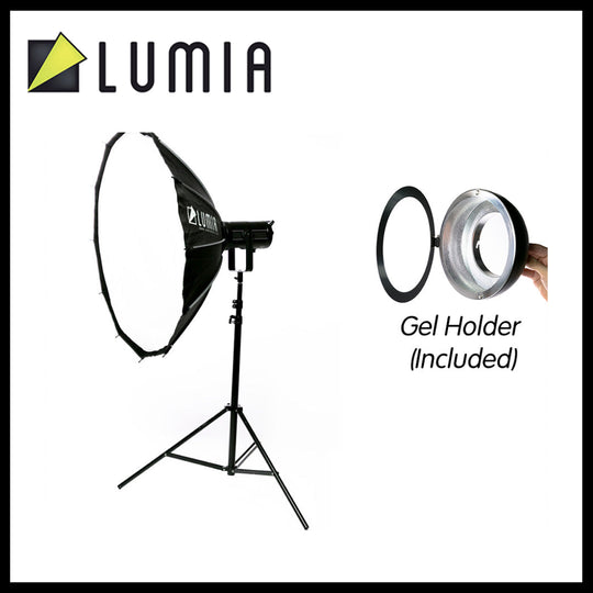 Lumia Quick-Setup Softbox 105cm Softbox with Grid (Similar to Aputure Light Dome II) Compatible with Godox and Aputure