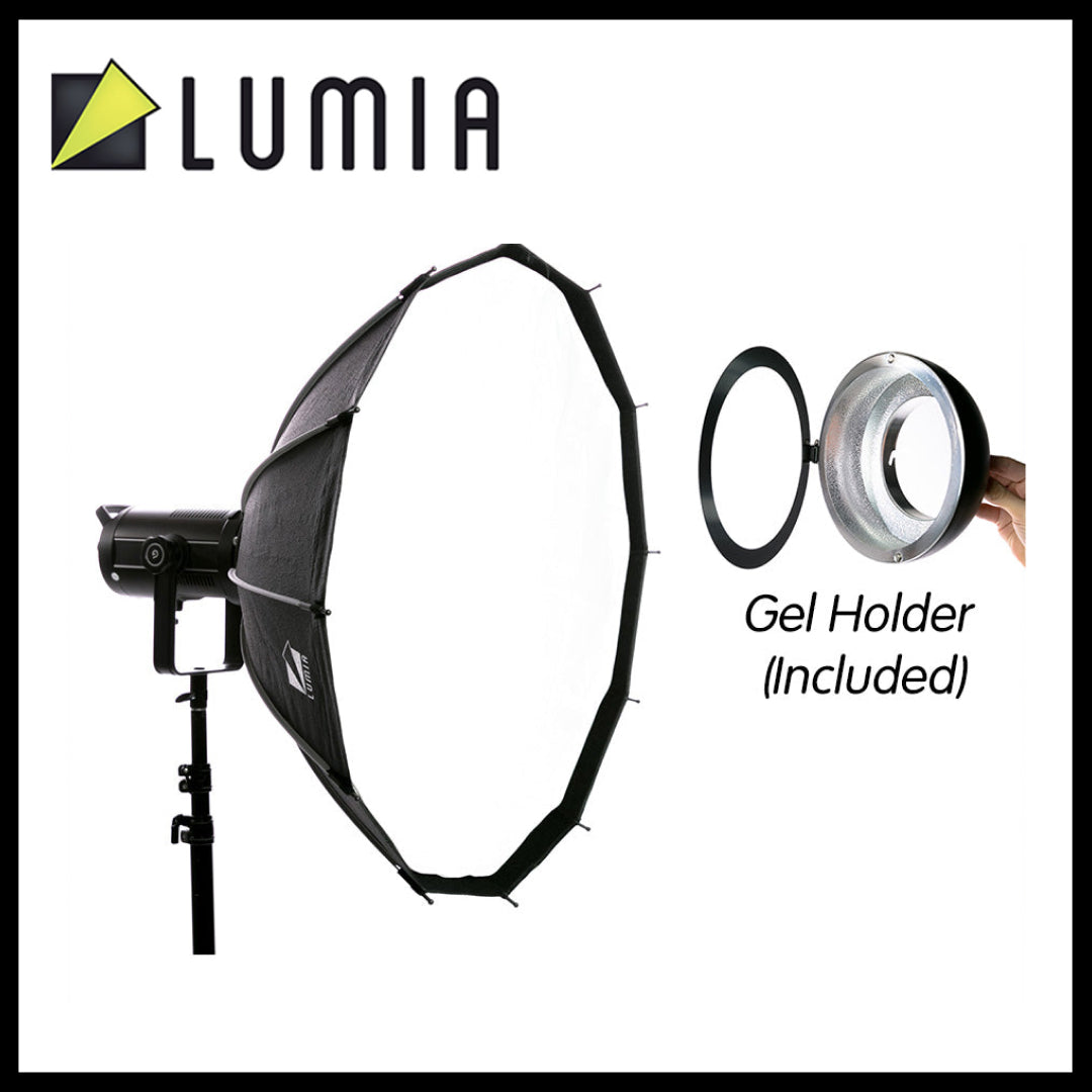 Lumia Quick-Setup Softbox 85cm Softbox with Grid (Similar to Aputure Light Dome II) Compatible with Godox and Aputure