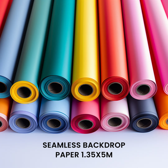 无缝背景纸 1.35mx 5m（类似于 Savage 纸）不同的纸张颜色变化
