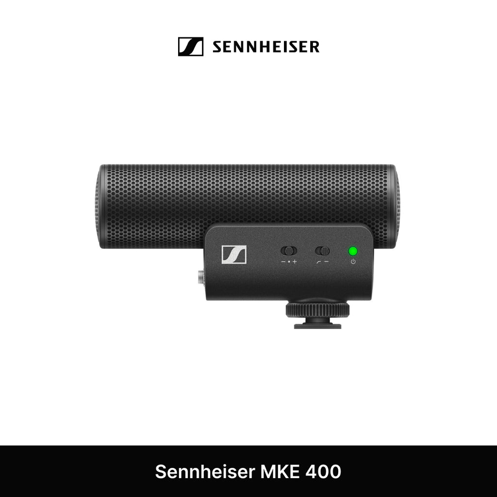 Sennheiser MKE 400 Camera-Mount Shotgun Microphone (2nd Generation) – Red  Dot Photo