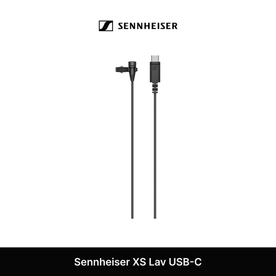 Sennheiser XS Lav USB-C 领夹麦克风（带 USB-C 端口的计算机和移动设备） 