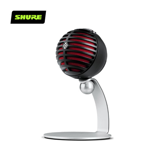 Shure MV5 Digital Condenser USB microphone for Mac, PC and Smart Devices MV5/A-LTG-A (Grey/Black/Green)