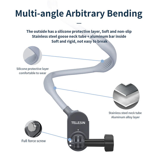 Telesin TE-HNB-001 Magnetic Neck Holder Mount