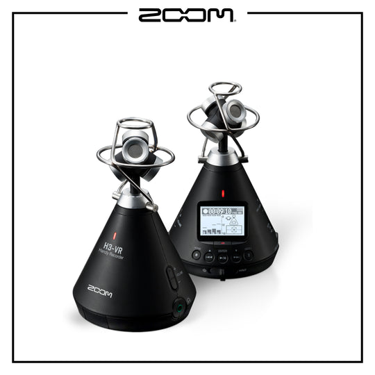 Zoom H3-VR 便携式录音机，内置高保真度立体声响麦克风阵列