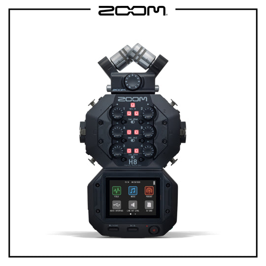 Zoom H8 8-Input / 12-Track Portable Handy Recorder