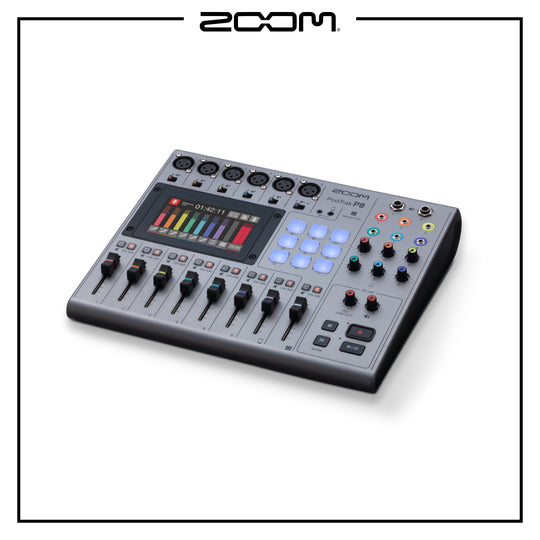 Zoom PodTrak P8 Podcast Recorder and Editor