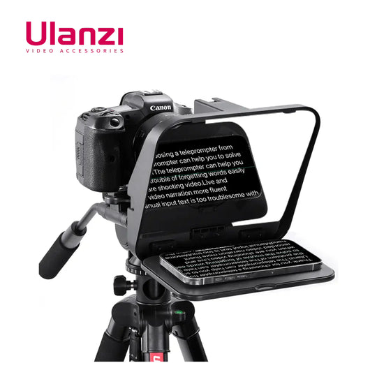 Ulanzi RT02 Universal Teleprompter for Tablets and Smartphones with Remote Control