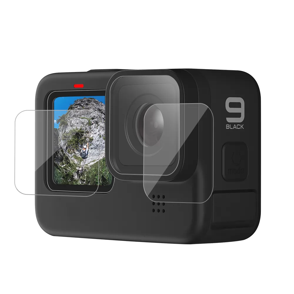 Telesin tempered glass screen protector for gopro hero 9/10/11/12