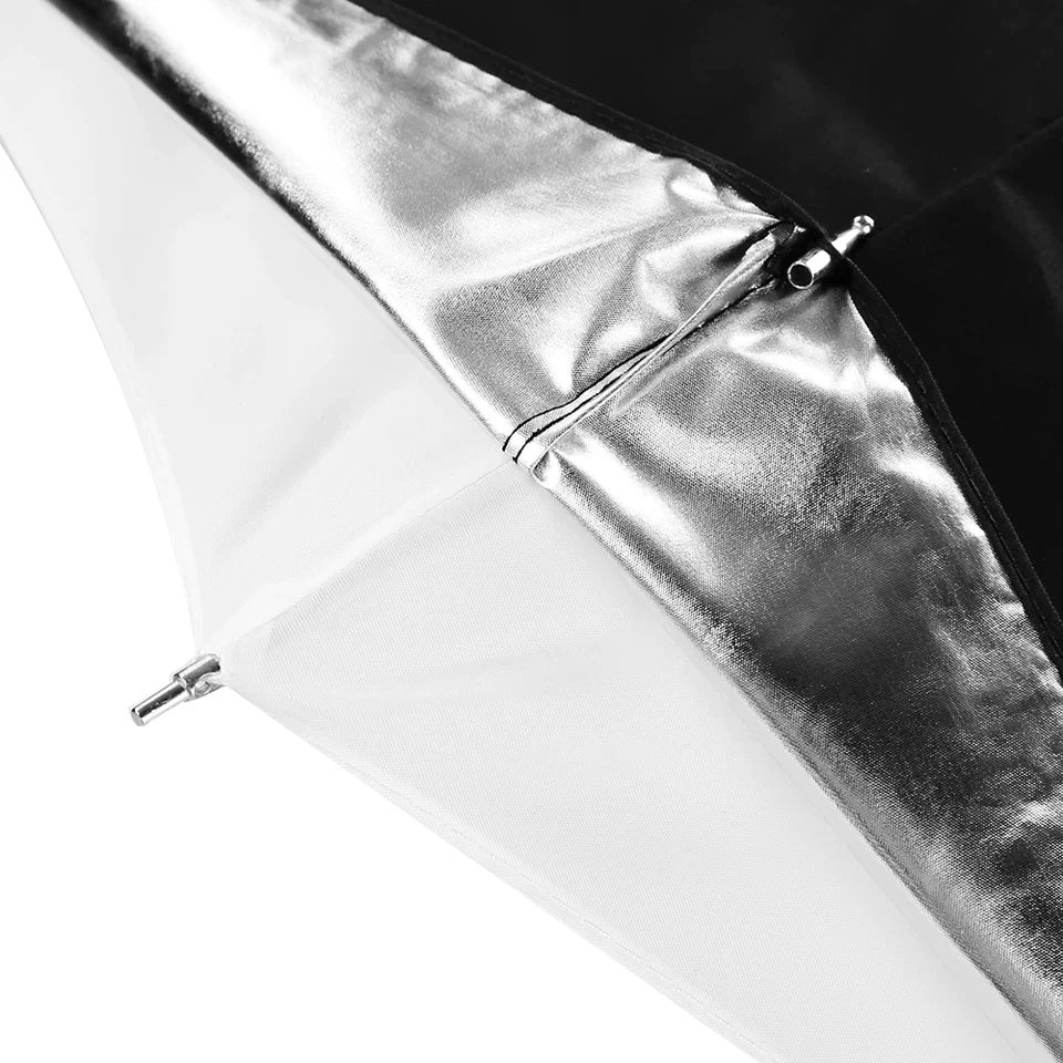 Godox UB006 84cm 2-Layer Reflective and Translucent Black White Umbrella