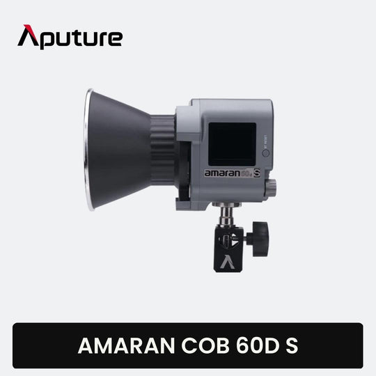 Amaran 60D S COB 日光 LED 视频灯，配备新型双蓝光芯片组 Bowen Mount by Aputure